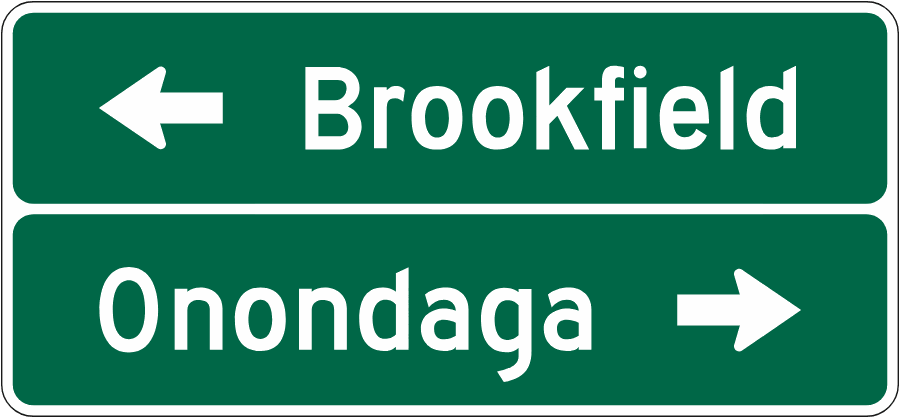 Road sign